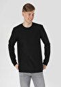thumb-Показати інформацію про Футболка З Довгим Рукавом Чоловіча Чорна  Cl1062460