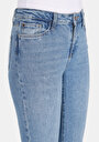 thumb-Показати інформацію про 703 Carla Джинси Жіночі Блакитні Вузького Крою Cl1073870