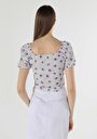 thumb-Показати інформацію про Футболка З Коротким Рукавом Жіноча Біла  Cl1058791