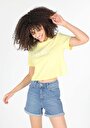 thumb-Показати інформацію про Футболка З Коротким Рукавом Жіноча Жовта  Cl1058940