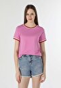 thumb-Показати інформацію про Футболка З Коротким Рукавом Жіноча Рожева  Cl1059035