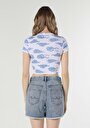 thumb-Показати інформацію про Футболка З Коротким Рукавом Жіноча Біла  Cl1059038