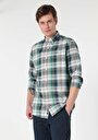 thumb-Показати інформацію про Сорочка З Довгим Рукавом Чоловіча Зелена  Cl1063200