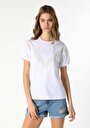 thumb-Показати інформацію про Футболка З Коротким Рукавом Жіноча Біла  Cl1063298