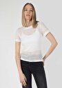 thumb-Показати інформацію про Футболка З Коротким Рукавом Жіноча Біла  Cl1063310