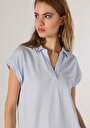 thumb-Показати інформацію про Футболка З Коротким Рукавом Жіноча Блакитна  Cl1063324