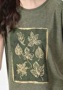 thumb-Показати інформацію про Футболка З Коротким Рукавом Жіноча Зелена  Cl1063346