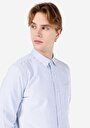 thumb-Показати інформацію про Сорочка З Довгим Рукавом Чоловіча Блакитна  Cl1066850