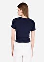 thumb-Показати інформацію про Футболка З Коротким Рукавом Жіноча Синя  Cl1069121
