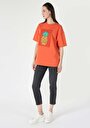 thumb-Показати інформацію про Футболка З Коротким Рукавом Жіноча Помаранчева  Cl1063409