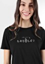 thumb-Показати інформацію про Футболка З Коротким Рукавом Жіноча Чорна  Cl1063427