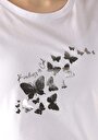 thumb-Показати інформацію про Футболка З Коротким Рукавом Жіноча Біла  Cl1063428