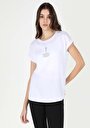 thumb-Показати інформацію про Футболка З Коротким Рукавом Жіноча Біла  Cl1063443
