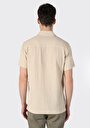 thumb-Показати інформацію про Сорочка З Коротким Рукавом Чоловіча Бежева  Cl1063633