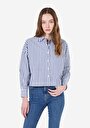 thumb-Показати інформацію про Сорочка З Довгим Рукавом Жіноча Блакитна  Cl1071966