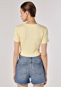 thumb-Показати інформацію про Футболка З Коротким Рукавом Жіноча Жовта  Cl1063843
