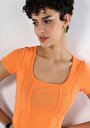 thumb-Показати інформацію про Футболка З Коротким Рукавом Жіноча Помаранчева  Cl1064014