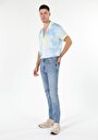 thumb-Показати інформацію про 041 Danny Джинси Чоловічі Блакитні Вузького Крою Cl1059184