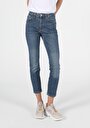 thumb-Показати інформацію про 891 Maya Джинси Жіночі Блакитні Вузького Крою Cl1051966