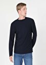 thumb-Показати інформацію про Футболка З Довгим Рукавом Чоловіча Синя  Cl1060115