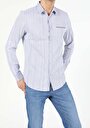 thumb-Показати інформацію про Сорочка З Довгим Рукавом Чоловіча Блакитна  Cl1052521
