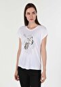 thumb-Показати інформацію про Футболка З Коротким Рукавом Жіноча Біла  Cl1060203