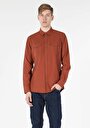 thumb-Показати інформацію про Сорочка З Довгим Рукавом Чоловіча Коричнева  Cl1058248