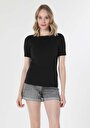 thumb-Показати інформацію про Футболка З Коротким Рукавом Жіноча Чорна  Cl1058493
