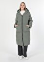 thumb-Показати інформацію про Пальто Жіноче Зелене  Cl1060951