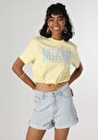 thumb-Показати інформацію про Футболка З Коротким Рукавом Жіноча Жовта  Cl1063233