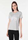 thumb-Показати інформацію про Футболка З Коротким Рукавом Жіноча Сіра  Cl1058991