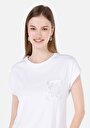 thumb-Показати інформацію про Футболка З Коротким Рукавом Жіноча Біла  Cl1068580