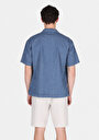 thumb-Показати інформацію про 145 Elias Сорочка З Коротким Рукавом Чоловіча Блакитна  Cl1075129