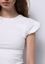 thumb-Показати інформацію про Блуза З Коротким Рукавом Жіночий Біла  Cl1072542
