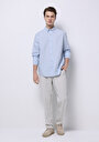 thumb-Показати інформацію про Сорочка З Довгим Рукавом Чоловіча Блакитна  Cl1074489