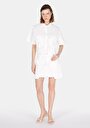 thumb-Показати інформацію про Сорочка З Коротким Рукавом Жіноча Біла  Cl1073342
