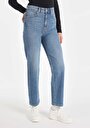 thumb-Показати інформацію про 884 Lauren Джинси Жіночі Блакитні Прямого Крою Cl1065423