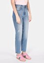 thumb-Показати інформацію про 884 Lauren Джинси Жіночі Блакитні Прямого Крою Cl1072260