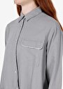 thumb-Показати інформацію про Сорочка З Довгим Рукавом Жіноча Сіра  Cl1072496