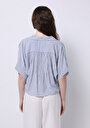 thumb-Показати інформацію про Сорочка З Коротким Рукавом Жіноча Блакитна  Cl1074646