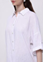 thumb-Показати інформацію про Сорочка З Довгим Рукавом Жіноча Біла  Cl1074035