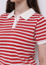 thumb-Показати інформацію про Поло З Коротким Рукавом Жіноче Червоне  Cl1074601