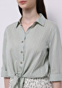 thumb-Показати інформацію про Сорочка З Довгим Рукавом Жіноча Зелена  Cl1074619