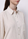 thumb-Показати інформацію про Сорочка З Довгим Рукавом Жіноча Бежева  Cl1074631