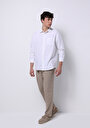 thumb-Показати інформацію про Сорочка З Довгим Рукавом Чоловіча Біла  Cl1074490