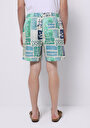 thumb-Показати інформацію про Шорти Пляжні Чоловічі Зелені  Cl1074692