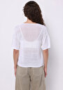 thumb-Показати інформацію про Светр Із Коротким Рукавом Жіночий Білий  Cl1074364