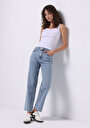 thumb-Показати інформацію про 884 Lauren Джинси Жіночі Блакитні Прямого Крою Cl1074904