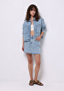thumb-Показати інформацію про 360 Fritzy Піджак Жіночий Блакитний  Cl1075125