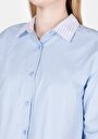 thumb-Показати інформацію про Сорочка З Довгим Рукавом Жіноча Блакитна  Cl1073300